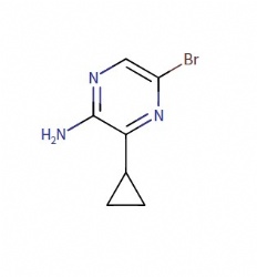 5-bromo-3-cyclopropylpyrazin-2-amine