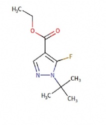 Ethyl 1-(tert-butyl)-5-fluoro-1H-pyrazole-4-carboxylate