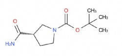 tert-butyl (S)-3-carbamoylpyrrolidine-1-carboxylate