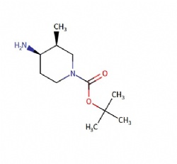 1-Piperidinecarboxylic acid, 4-amino-3-methyl-, 1,1-dimethylethyl ester, (3S,4R)-