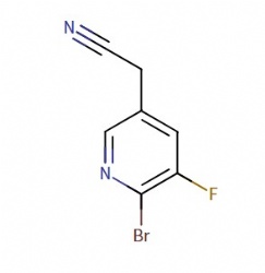 2-(6-bromo-5-fluoropyridin-3-yl)acetonitrile