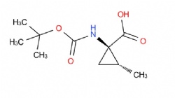 cis-1-Boc-amino-2-methylcyclopropane-1-carboxylic acid