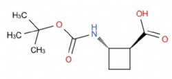 (1S,2S)-2-{[(tert-Butoxy)carbonyl]amino}cyclobutane-1-carboxylic acid