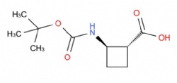 rel-(1R,2R)-2-[[(1,1-Dimethylethoxy)carbonyl]amino]cyclobutanecarboxylic acid