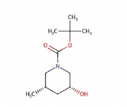 tert-butyl (3R,5S)-3-hydroxy-5-methylpiperidine-1-carboxylate