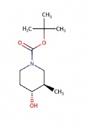 rac-tert-butyl (3R,4R)-4-hydroxy-3-methylpiperidine-1-carboxylate