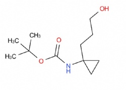 tert-butyl N-[1-(3-hydroxypropyl)cyclopropyl]carbamate