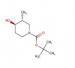 rac-tert-butyl (3R,4R)-4-hydroxy-3-methylpiperidine-1-carboxylate