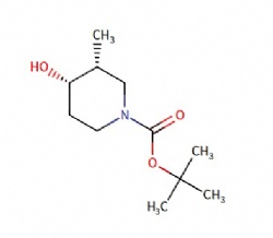 rac-tert-butyl (3R,4S)-4-hydroxy-3-methylpiperidine-1-carboxylate