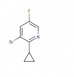 3-bromo-2-cyclopropyl-5-fluoropyridine