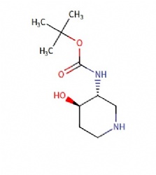 tert-butyl N-[(3R,4R)-4-hydroxypiperidin-3-yl]carbamate