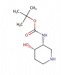 tert-Butyl N-[(3R,4S)-4-hydroxypiperidin-3-yl]carbamate