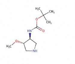 trans-3-(Boc-amino)-4-methoxypyrrolidine