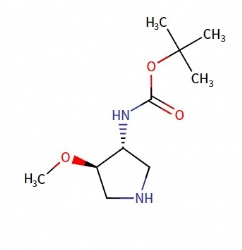 rac-tert-butyl N-[(3R,4R)-4-methoxypyrrolidin-3-yl]carbamate