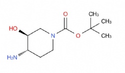 (3S,4S)-tert-Butyl 4-amino-3-hydroxypiperidine-1-carboxylate