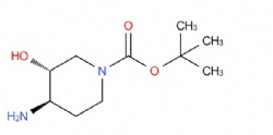 rac-tert-butyl (3R,4R)-4-amino-3-hydroxypiperidine-1-carboxylate