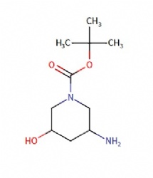 tert-butyl 3-amino-5-hydroxypiperidine-1-carboxylate