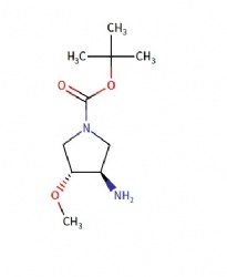 (3R,4R)-tert-Butyl 3-amino-4-methoxypyrrolidine-1-carboxylate