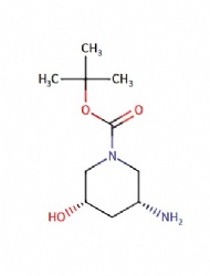 (3R,5S)-3-Amino-5-hydroxy-piperidine-1-carboxylic acid tert-butyl ester