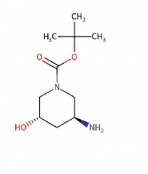 tert-butyl (3S,5S)-3-amino-5-hydroxypiperidine-1-carboxylate