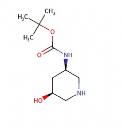 tert-butyl ((3R,5S)-5-hydroxypiperidin-3-yl)carbamate