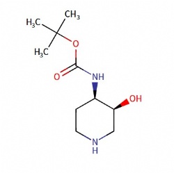 tert-butyl ((3S,4R)-3-hydroxypiperidin-4-yl)carbamate