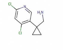 (1-(4,6-Dichloropyridin-3-yl)cyclopropyl)methanamine