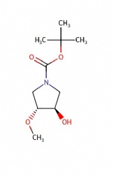 rac-tert-butyl (3R,4R)-3-hydroxy-4-methoxypyrrolidine-1-carboxylate
