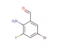 2-Amino-5-bromo-3-fluorobenzaldehyde