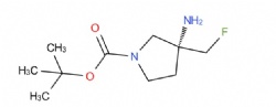 tert-Butyl (3R)-3-amino-3-(fluoromethyl)pyrrolidine-1-carboxylate