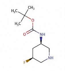 tert-butyl ((3R,5S)-5-fluoropiperidin-3-yl)carbamate