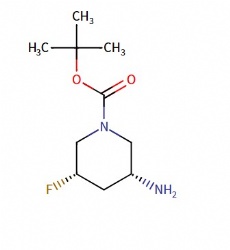 Tert-butyl (3R,5S)-3-amino-5-fluoropiperidine-1-carboxylate