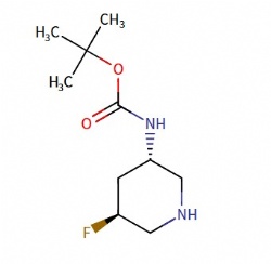 tert-butyl ((3S,5S)-5-fluoropiperidin-3-yl)carbamate