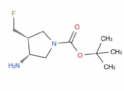 Tert-butyl (3R,4R)-3-amino-4-(fluoromethyl)pyrrolidine-1-carboxylate