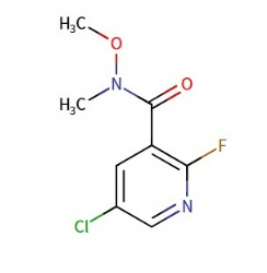 5-chloro-2-fluoro-N-methoxy-N-methylnicotinamide