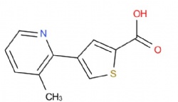 4-(3-methylpyridin-2-yl)thiophene-2-carboxylic acid