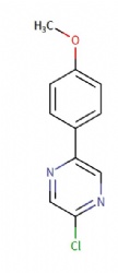 2-chloro-5-(4-methoxyphenyl)pyrazine