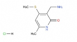 3-(Aminomethyl)-6-methyl-4-(methylthio)pyridin-2(1H)-one hydrochloride