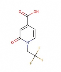 2-Oxo-1-(2,2,2-trifluoroethyl)-1,2-dihydropyridine-4-carboxylic acid