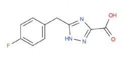5-(4-fluorobenzyl)-1H-1,2,4-triazole-3-carboxylic acid