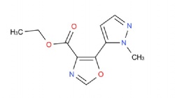 Ethyl 5-(1-methyl-1h-pyrazol-5-yl)-1,3-oxazole-4-carboxylate