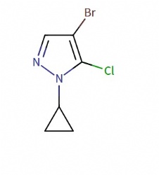 4-bromo-5-chloro-1-cyclopropyl-1H-pyrazole
