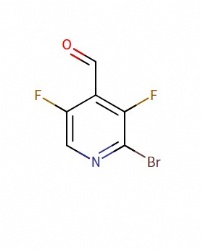 2-bromo-3,5-difluoro-pyridine-4-carbaldehyde