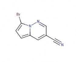 7-bromopyrrolo[1,2-b]pyridazine-3-carbonitrile