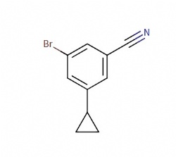 3-bromo-5-cyclopropylbenzonitrile