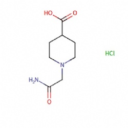 1-(2-Amino-2-oxoethyl)piperidine-4-carboxylic acid hydrochloride