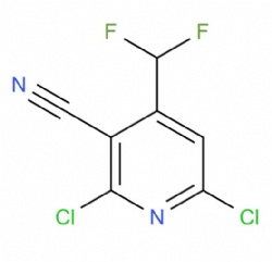 2,6-dichloro-4-(difluoromethyl)nicotinonitrile