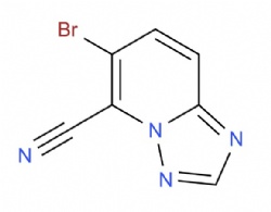 6-bromo-[1,2,4]triazolo[1,5-a]pyridine-5-carbonitrile