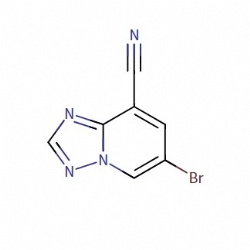 6-bromo-[1,2,4]triazolo[1,5-a]pyridine-8-carbonitrile