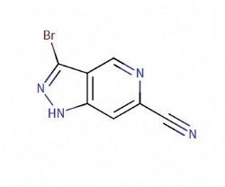 3-bromo-1H-pyrazolo[4,3-c]pyridine-6-carbonitrile